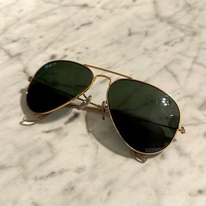 Rayban P Gold Aviator sunglasses